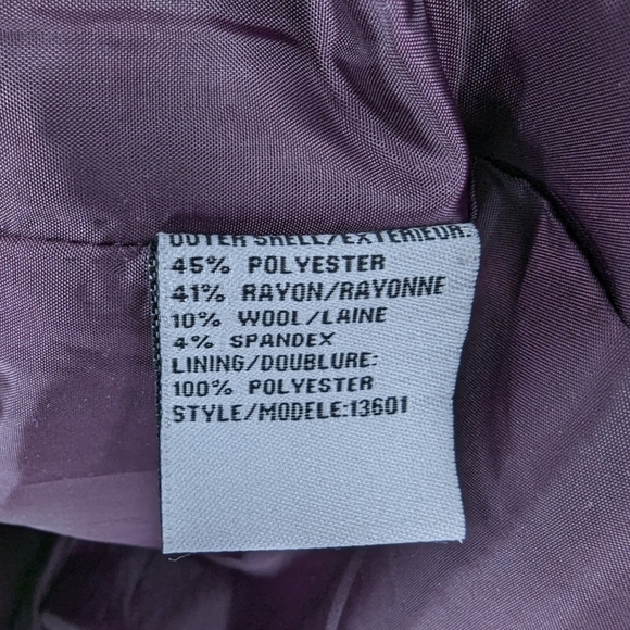 14 • Lana Lee • Plum Purple Blazer Jacket - Picture 4 of 8